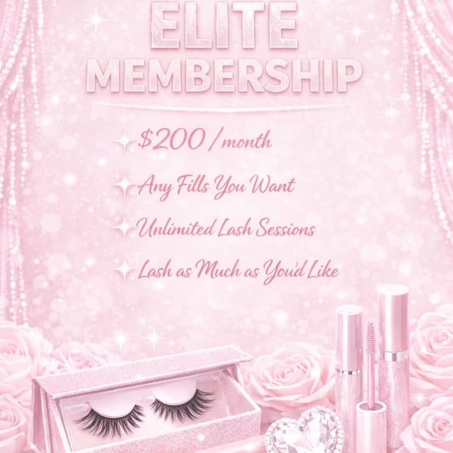 Elite Lash Membership at LashedbyAuroraaa in Ark City, KS